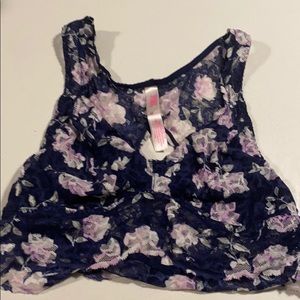Blue Floral Victoria’s Secret Bralette